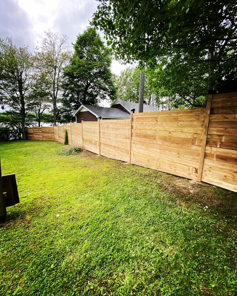 Completed fence project
