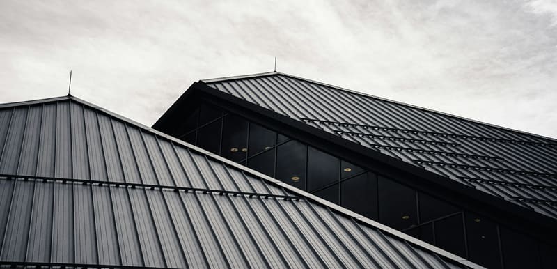Commercial metal roofing and wall cladding