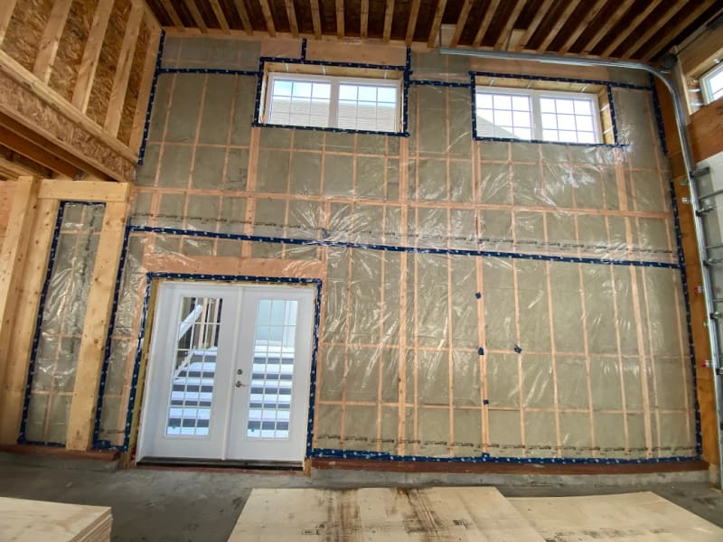 Insulation installation in a Nova Scotia home